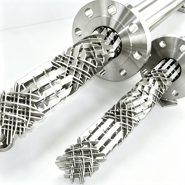 Static mixer and mixing elements