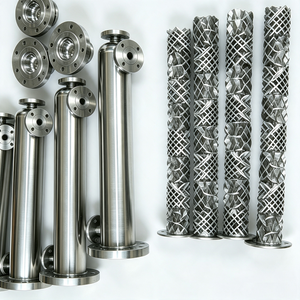 Static mixer and internal parts