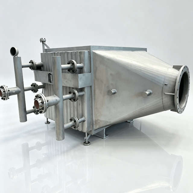 Rectangular heat exchanger