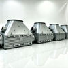 Large rectangular heat exchanger