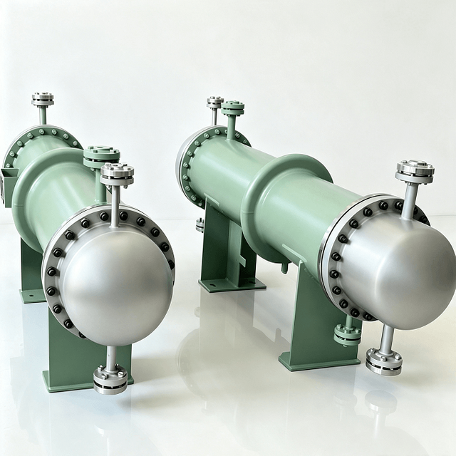 Pack plate cleaning heat exchanger